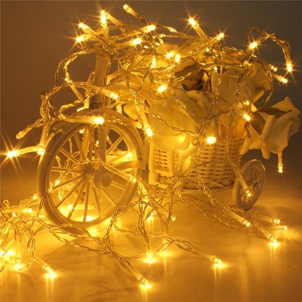 10M Battery Powered 100 LED Starry Fairy String Lights for Wedding, Xmas, Party Decor