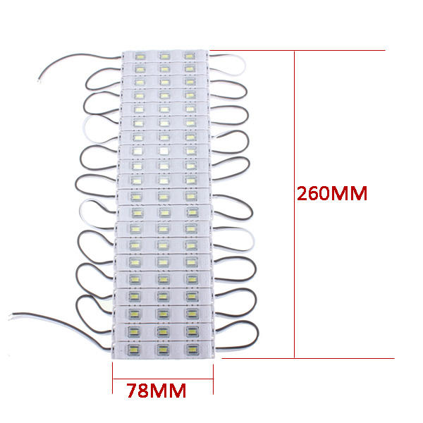 12V LED 60 SMD 5630 Module Injection Waterproof Decorative Strip Light