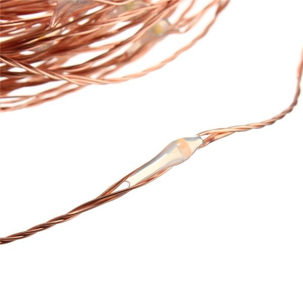 10M 100 LED Warm White String Fairy Lights, DC12V Waterproof Copper Wire for Christmas