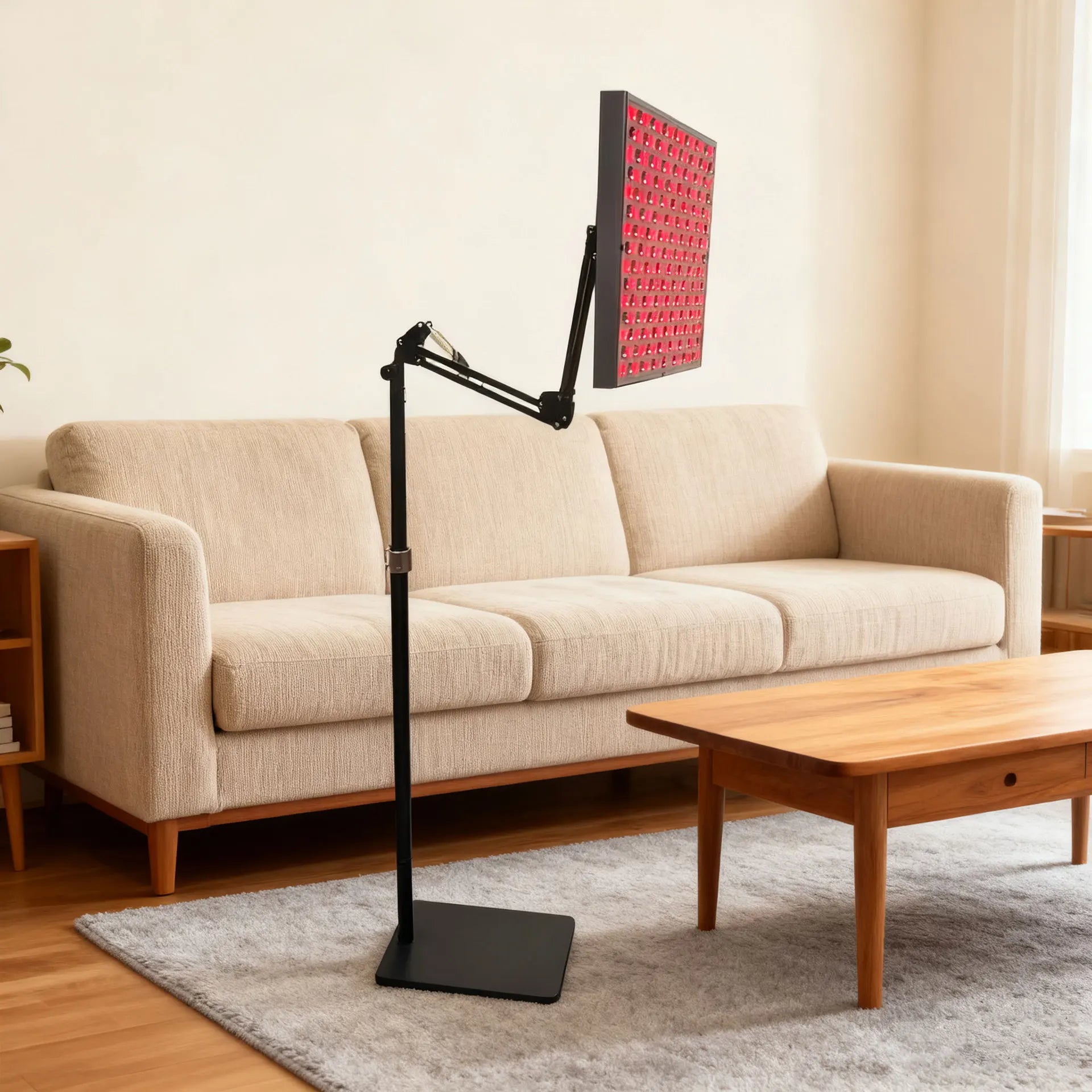 Upgraded 225 LEDs Red Light Therapy Panel, 660nm 850nm Infrared Lamp with Stand for Face & Body Pain Relief