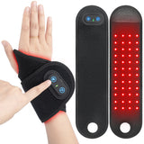 Wireless Red Light Therapy Wrist Strap, 660nm 850nm Infrared Wrap for Pain Relief, Tenosynovitis & Ankle Care (48 LEDs)