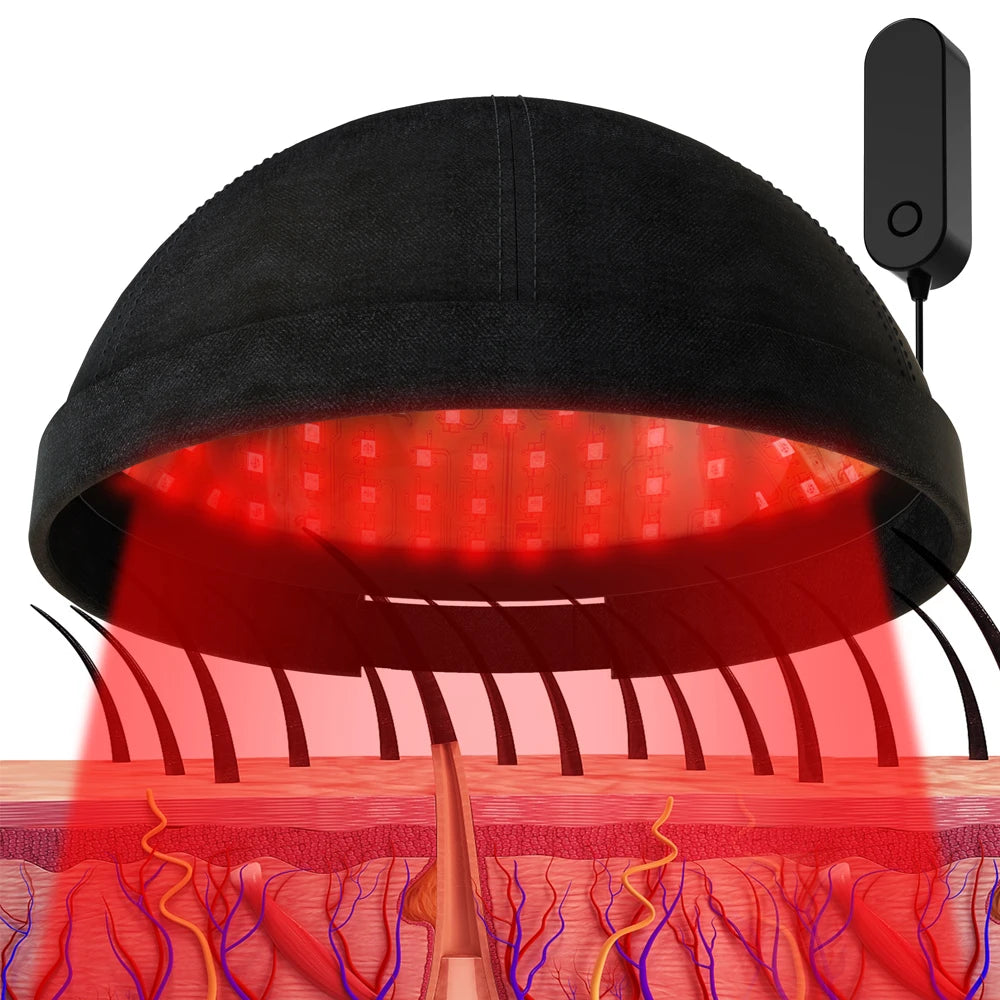 236 Diodes LED Hair Growth Cap | Red & Blue Light for Scalp & Hair Appearance