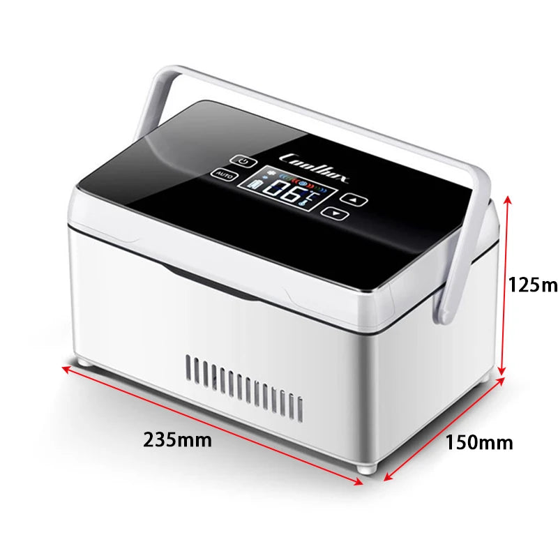 Portable Insulin Refrigerator | 15600mAh USB Travel Cooler | 0-18℃ Digital Temp Control for Medications
