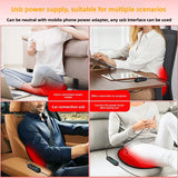 3-in-1 Red Light Therapy Pad, 128 LEDs Infrared Heat Cushion for Foot Waist & Hip Pain Relief, Cordless & Rechargeable