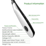 Portable 650nm Laser Ear & Nasal Irradiator, Neck-Hanging Rechargeable Therapy Device for Tinnitus & Ear Care Relief
