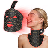 Portable Red & Near Infrared LED Silicone Face Mask - Anti-Aging, Skin Repair & Brightening for Home Use