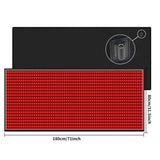 71"x31" Full Body Red Light Therapy Mat, 1280 LEDs 660nm 850nm Infrared Blanket for Pain Relief, Recovery & Wellness