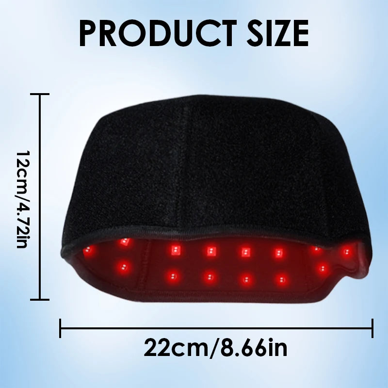 Red Light Therapy Hair Growth Cap, 660nm 850nm Infrared LED Hat with 10Hz 40Hz Pulse Modes for Hair Loss Treatment