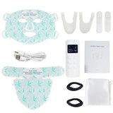 8-Color LED Face & Neck Light Therapy Mask - 480 Beams Red Light Therapy for Anti-Aging & Acne