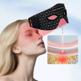 850nm Near-Infrared Red Light Therapy Eye Mask - Treatment for Dark Circles, Puffiness & Wrinkles