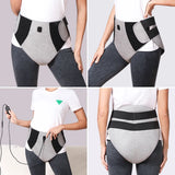 Red Light Therapy Wrap with Vibration Massage, 3-Level Heated Abdominal Pad for Menstrual Cramps, Hip & Waist Pain Relief