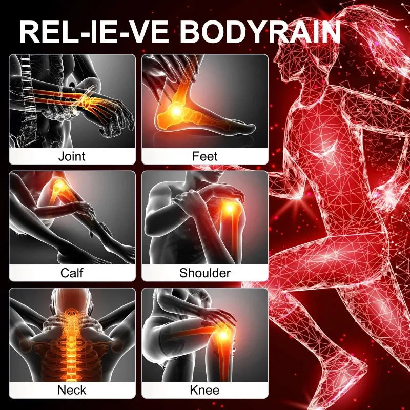 Dual Chip Red Light Therapy Lamp with Stand, 660nm 850nm Infrared Device with Pulse Mode for Pain Relief & Skin Care