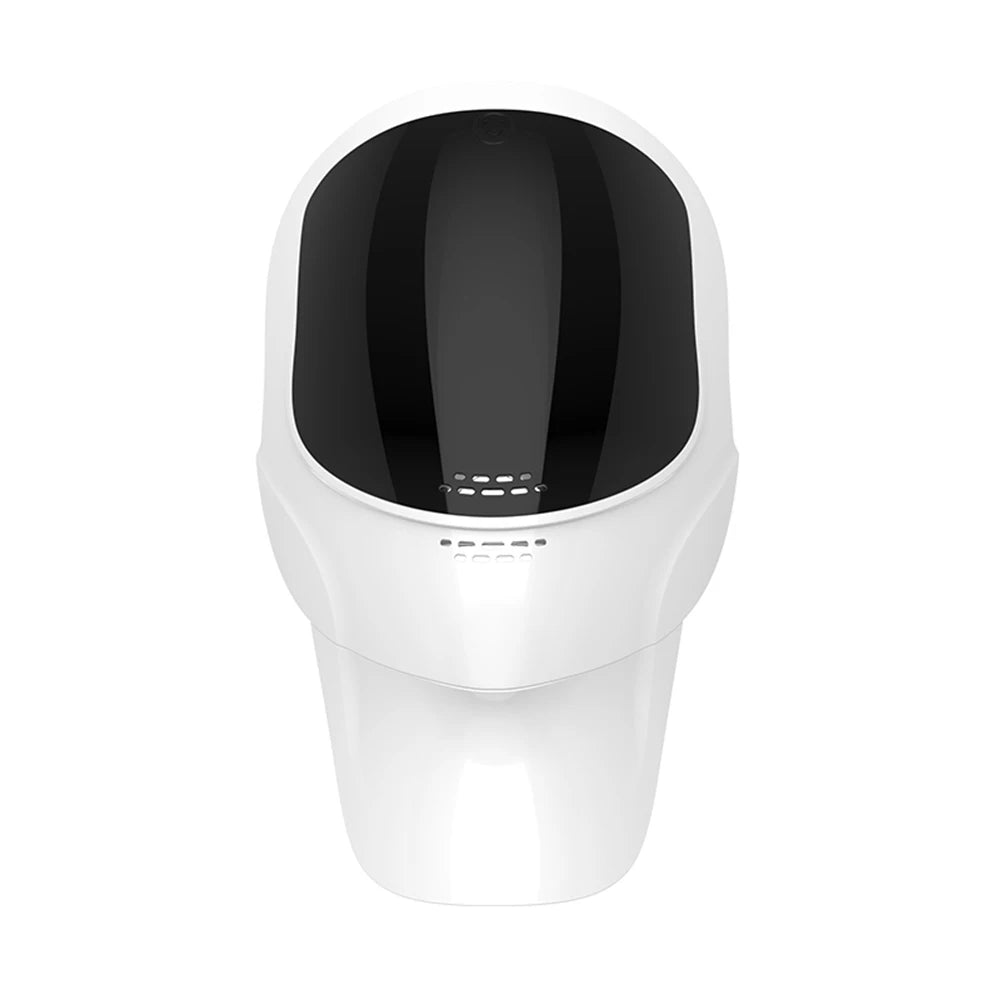 Wireless 7-Color LED Photon Therapy Face & Neck Mask - Rechargeable Facial Lifting & Skin Care Tool for Anti-Aging & Acne
