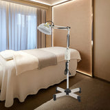 250W TDP Infrared Mineral Heat Lamp, Adjustable Height Acupuncture Therapy Light with 360° Rotating Head & Timer