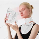 8-Color LED Face & Neck Light Therapy Mask - Professional Red Light & NIR Therapy for Anti-Aging