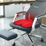 3-in-1 Red Light Therapy Pad, 128 LEDs Infrared Heat Cushion for Foot Waist & Hip Pain Relief, Cordless & Rechargeable
