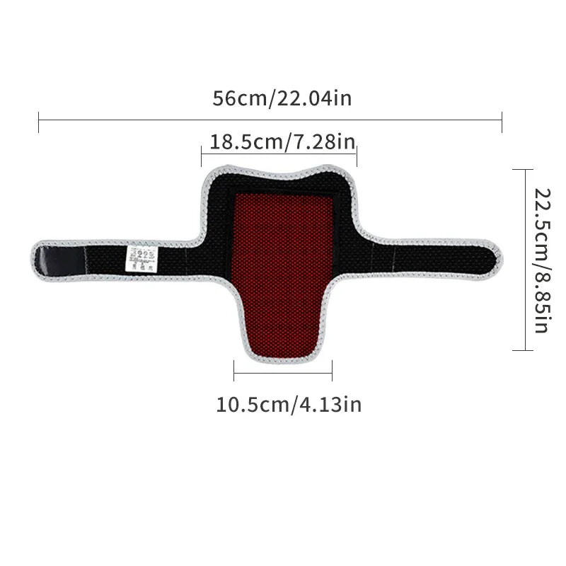 Red Light Therapy Neck Massager, Heated Vibration Wrap for Cervical Spine Pain Relief, Stiff Neck & Tension Support