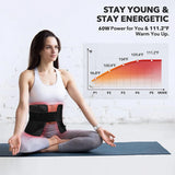 360 LEDs Red Light Therapy Pad, 660nm 850nm Infrared Mat with 10Hz 40Hz Pulse for Back Waist Shoulder Muscle Pain Relief
