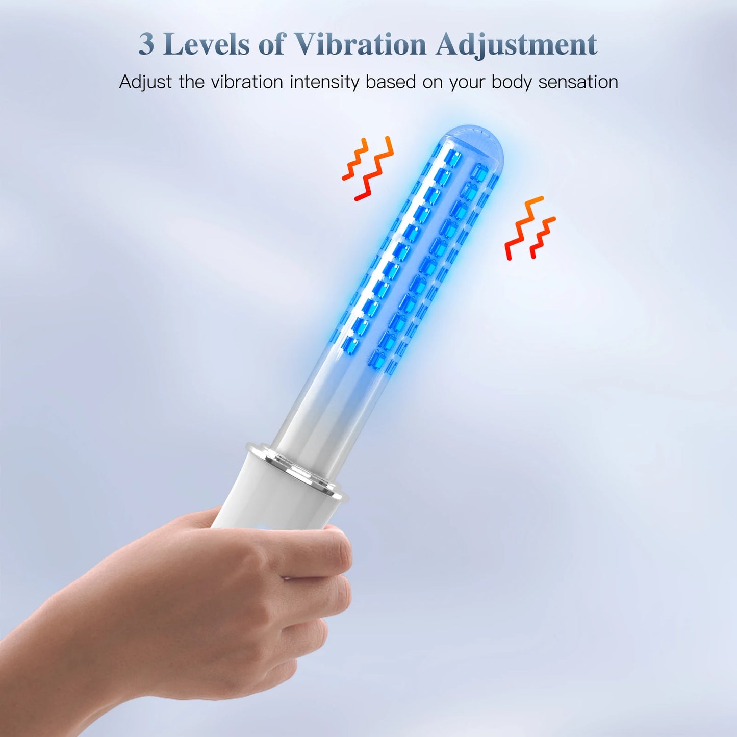 Wireless Vaginal Red Light Therapy Device, Blue Light Massager for Vaginal Tightening, Vaginitis Relief & Pelvic Care