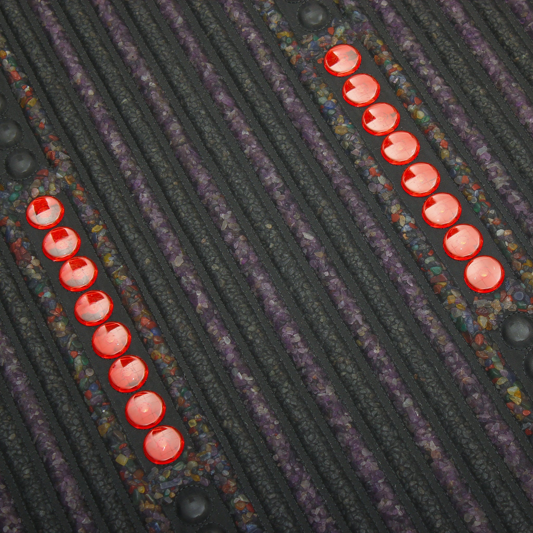 PEMF Bio Infrared Mat Full Body 80x190cm | Jade + 8 Crystal Gemstones | 48-LED Red Light Therapy | 6 PEMF Coils