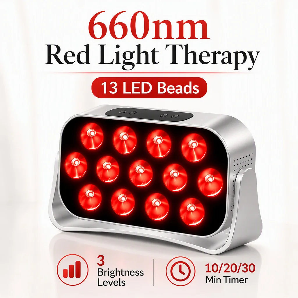 7HW EmberGo Cordless Red Light Panel for Sore Muscles & Skin