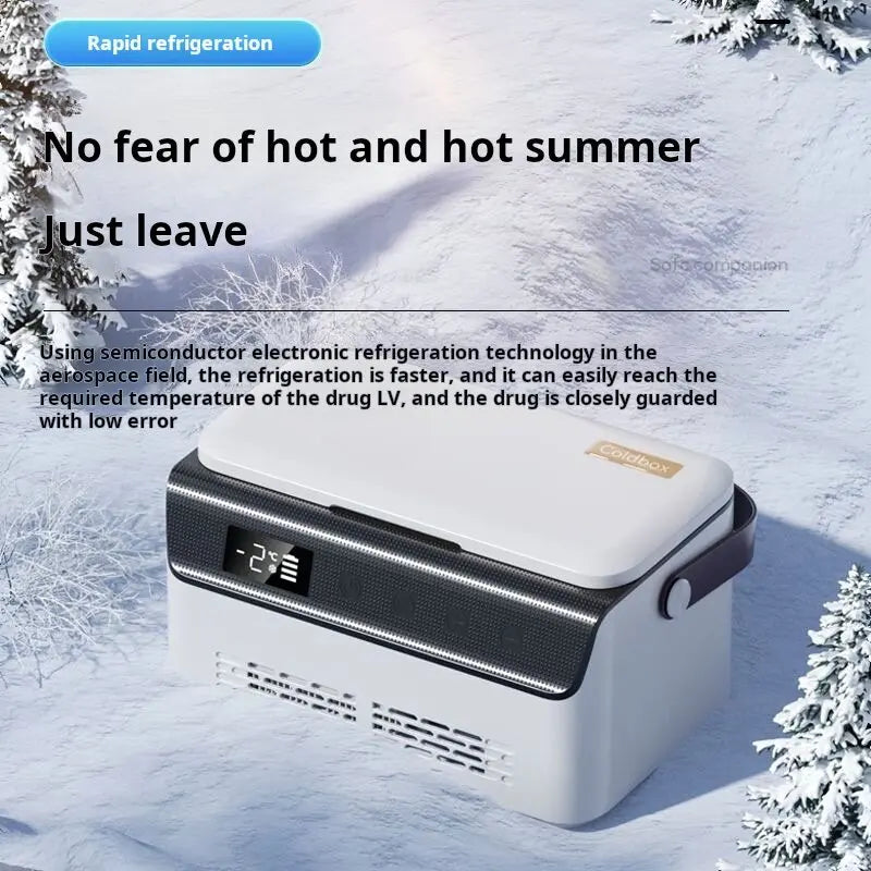 Portable Insulin Refrigerator | Car & Home Travel Medication Cooler | Constant Temperature Drug Box