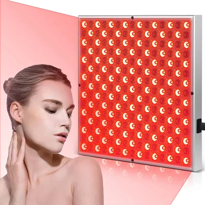 225 LEDs Red Light Therapy Panel, 660nm 850nm Infrared Light Lamp for Face & Body Pain Relief, Skin Rejuvenation (45W)