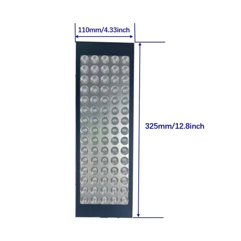 Dual Chip Red Light Therapy Lamp with Stand, 660nm 850nm Infrared Device with Pulse Mode for Pain Relief & Skin Care