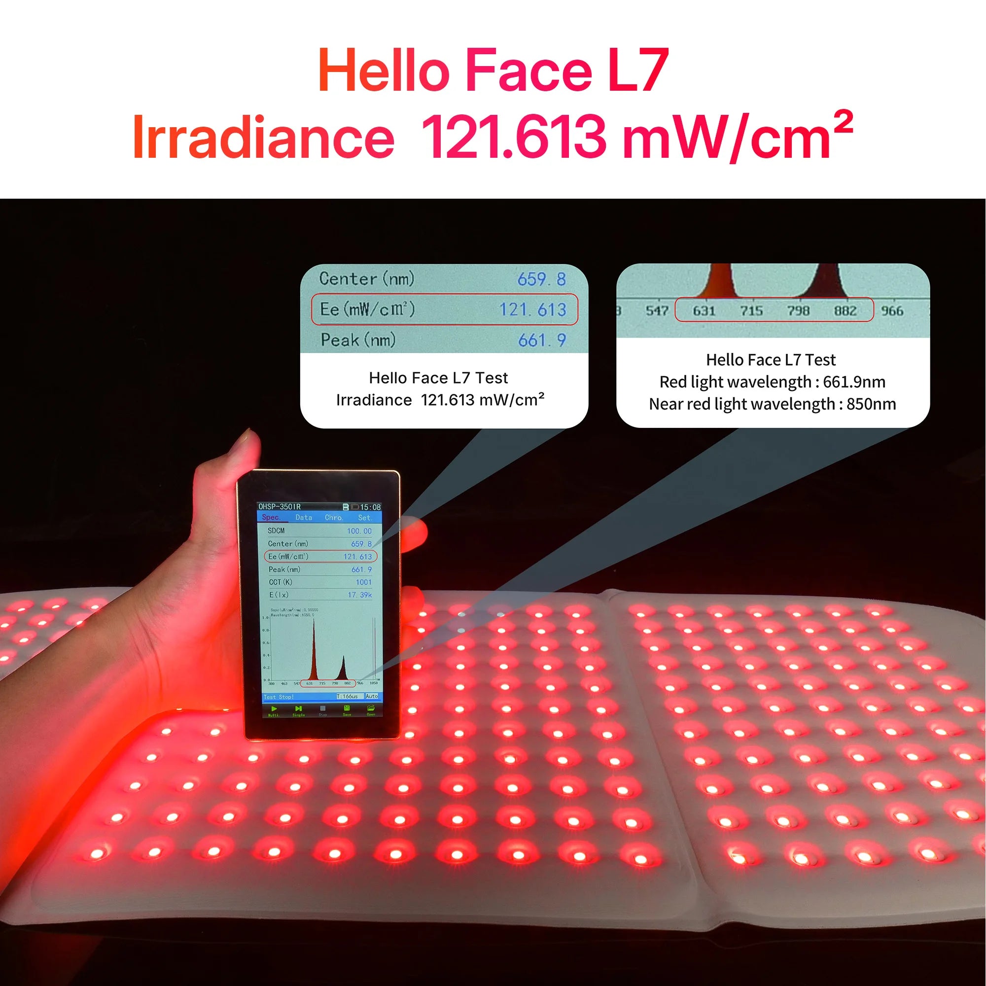 792 Chips Professional Red Light Therapy Mat, 30"x12" Triple-Chip Infrared Pad for Full Body Pain Relief & Recovery