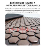 Natural Tourmaline Jade Germanium Stone Far Infrared Heating Massage Cushion for Back Pain Relief (60x190cm)