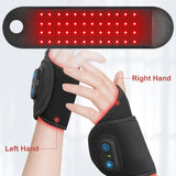 Wireless Red Light Therapy Wrist Strap, 660nm 850nm Infrared Wrap for Pain Relief, Tenosynovitis & Ankle Care (48 LEDs)