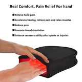2PCS Red Light Therapy Gloves, 660nm 850nm Infrared Hand Massager with Pulse Mode for Arthritis & Palm Pain Relief