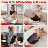 Red Light Therapy Neck & Shoulder Wrap, 660nm 850nm Infrared Shoulder Pad with 5 Heat Levels for Muscle & Joint Pain Relief