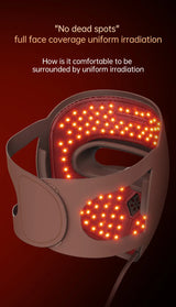 320 LED 4-Color Red Light Therapy Mask - 3D Silicone Face & Neck Skin Rejuvenation Set