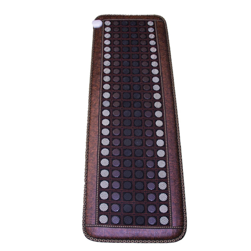 Jade & Tourmaline Far Infrared Heating Mat - Hot Stone & Negative Ion Therapy for Back Pain & Body Relax