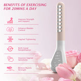 5-in-1 Vaginal Rejuvenation Wand, EMS & Red Blue Light Therapy Device for Pelvic Floor Strengthening & Tightening