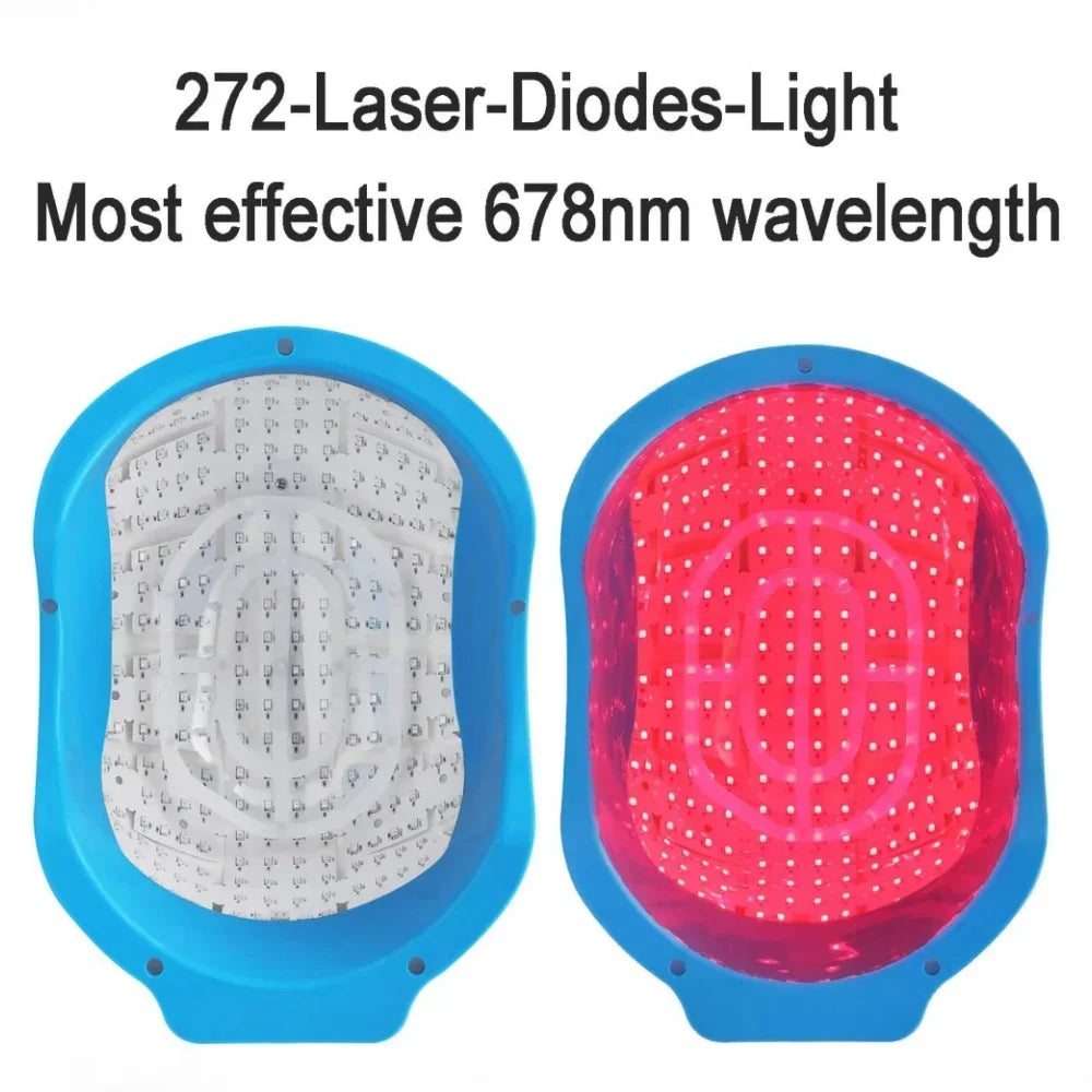 272 Red Light Therapy Helmet | Laser + LED Scalp Wellness System