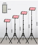 96 LEDs Red Light Therapy Lamp with Adjustable Tripod Stand, 660nm 850nm Infrared Floor Lamp for Body Pain & Skin Care