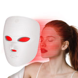 7 Colors LED Light Therapy Face Mask - Photon Rejuvenation & Skin Brightening Facial Care Tool - Home Use Beauty Device