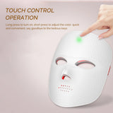 7 Colors LED Light Therapy Face Mask - Photon Rejuvenation & Skin Brightening Facial Care Tool - Home Use Beauty Device
