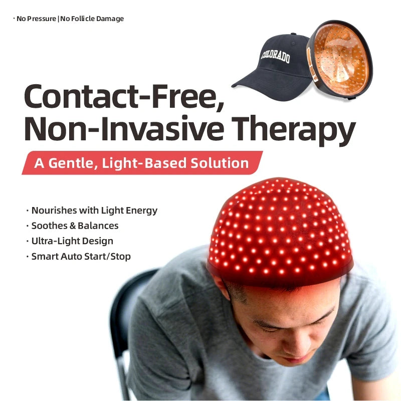212 LLLT Red Light Laser Cap for Hair Regrowth – Stop Hair Loss, Strengthen Roots, Promote Thicker Hair