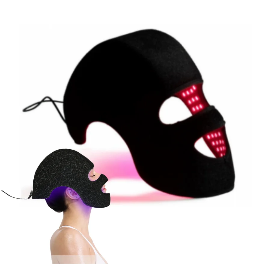 4-Color LED Therapy Hat & Face Mask - Red Light 660nm 850nm for Hair Growth & Skin Rejuvenation