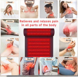 Infrared Light LED Healthcare Belt | 3D Neck Support & Red Light Heating Massage Pad for Full Body Relief