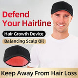 Hybrid Laser & LED Hair Growth Cap for Men & Women, 650nm Red Light Therapy Scalp Device for Thinning Hair & Hair Regrowth