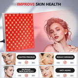 225 LEDs Red Light Therapy Panel, 660nm 850nm Infrared Lamp for Face Anti-Aging & Full Body Muscle Pain Relief (12.2")