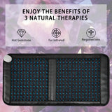 7HW Lumen Lite - Amethyst & Tourmaline PEMF Infrared Heating Pad for Pain Relief, Recovery & Relaxation