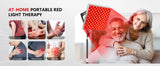 Upgraded 225 LEDs Red Light Therapy Panel, 660nm 850nm Infrared Lamp with Stand for Face & Body Pain Relief