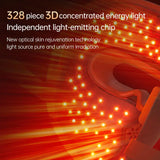 320 LED 4-Color Red Light Therapy Mask - 3D Silicone Face & Neck Skin Rejuvenation Set
