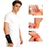 Red Light Therapy Wrist Strap, Heated Vibration Massage Wrap for Tenosynovitis Relief, 625nm Office Wrist & Ankle Care
