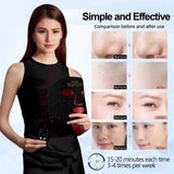 4 Modes Portable Led Face Mask Light Therapy for Anti-Aging Wrinkles Skin Rejuvenation Home Use Red Light Therapy Mask for Face